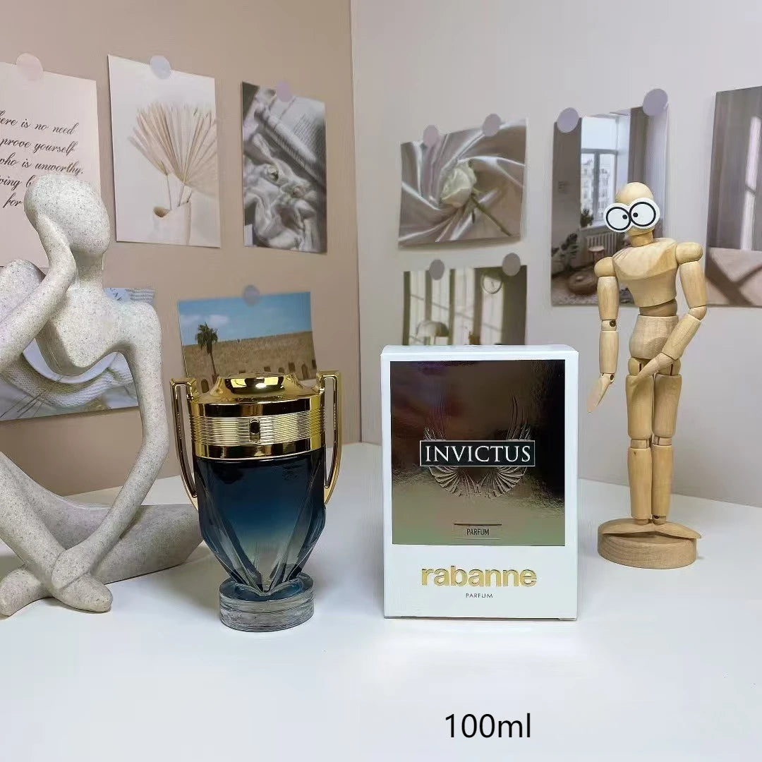 100ML Victory Men'S Perfume EDP, Woody Aquatic Notes, Fresh Ocean Fragrance Spray Gift for Men 3.4 Oz Parfum Intense Cologne